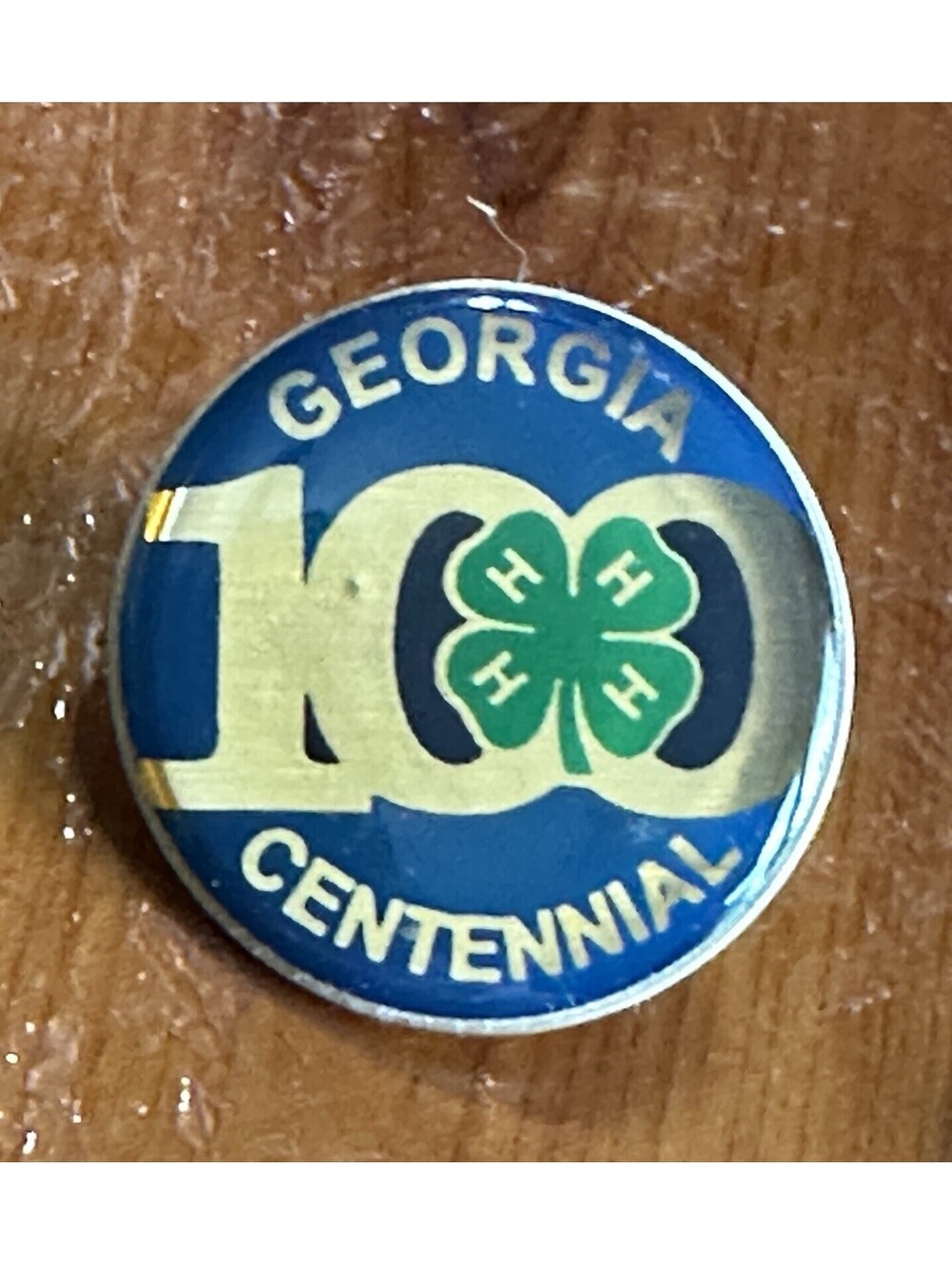 Georgia 4-H Centennial Commemorative Lapel Pin Collectible 100 Years 2004
